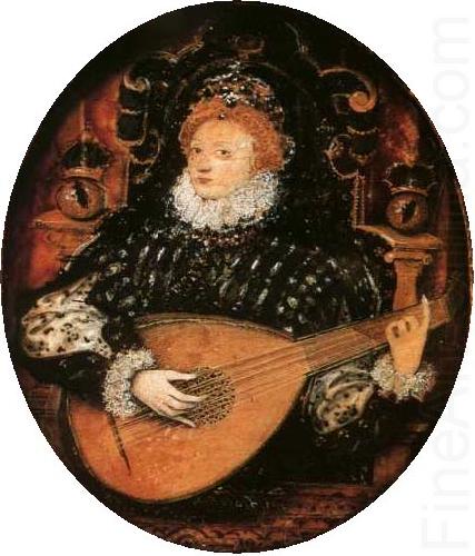 Portrait miniature of Elizabeth I of England, Nicholas Hilliard